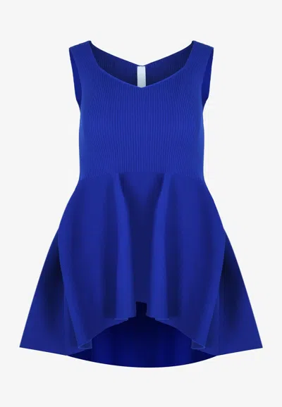 Cfcl Pottery Ribbed Knit Peplum Top