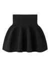 Cfcl Ribbed Flared Skirt In Black