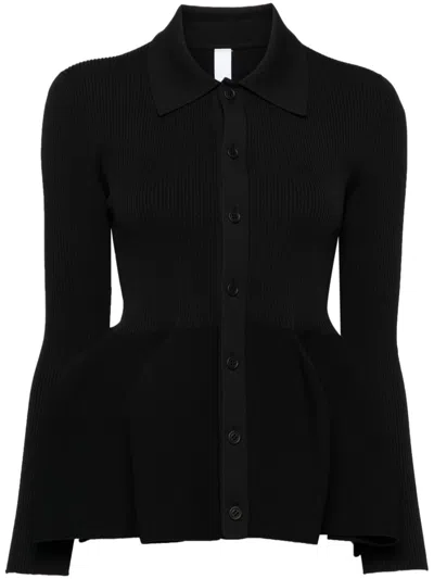 Cfcl Pottery Shirt Cardigan In Black