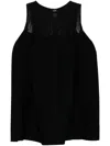 Cfcl Pottery Sleeveless Bust Flare Top Clothing In Black
