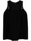 Cfcl Pottery Sleeveless Bust Flare Top Clothing In Black