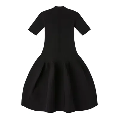 Cfcl Pottery Stand-up Collar Dress In Black