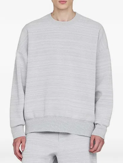 Cfcl Ribbed Crewneck Sweatshirt In Gray