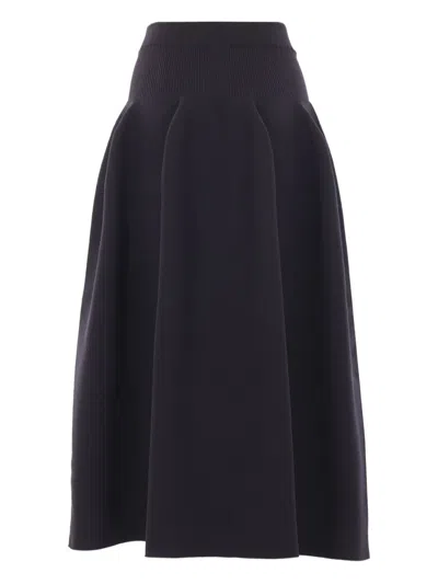 CFCL RIBBED FLARED SKIRT