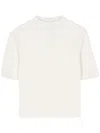 Cfcl Ribbed-knit Mock-neck Top In White