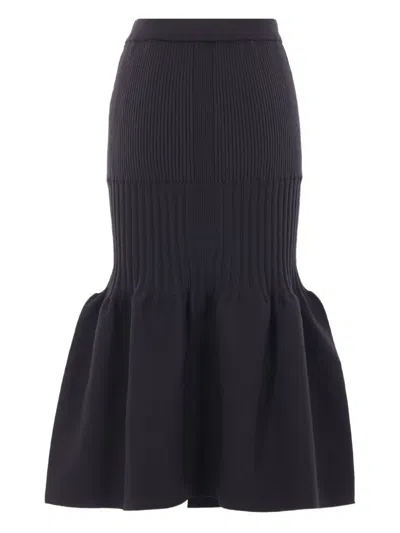 CFCL RIBBED PEPLUM SKIRT
