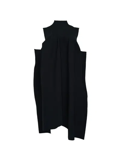 Cfcl Ribbed-knit Sleeveless Mini Dress In 블랙