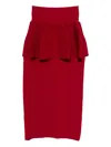 Cfcl Ruffled Skirt In Red