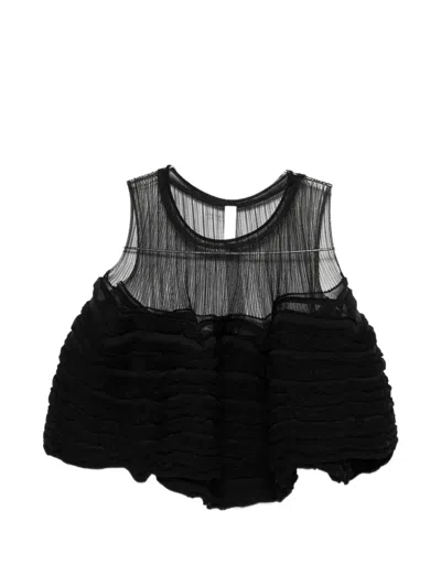 Cfcl Ruffled Top In Black