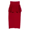 Cfcl Ruffled Skirt In Red