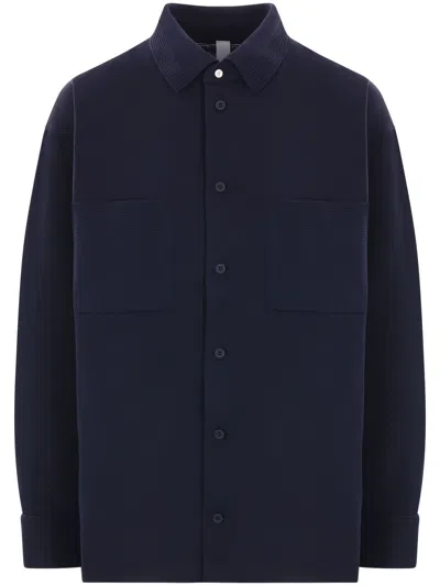Cfcl Soft Milan Ribbed Shirt In Blue