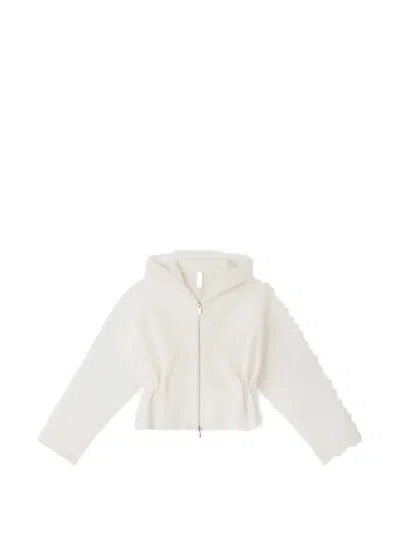 Cfcl Tc Milan Cropped Hooded Cardigan In Blue