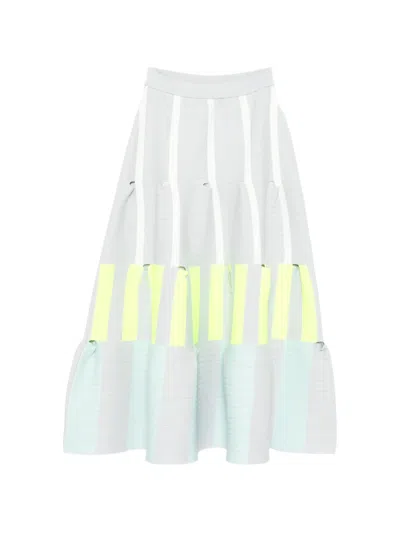 Cfcl Terraced Skirt In Gray