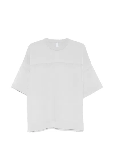 Cfcl Waffle-knit Short-sleeved T-shirt In Gray