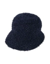 Cfcl Woman Hat Navy Size Onesize Nylon, Polyester In Blue