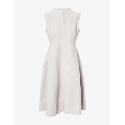 Cfcl Womens  Milan Vest Woven Midi Dress In Linen Beige