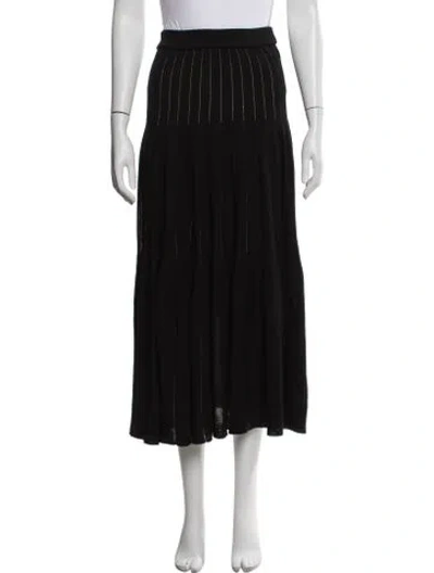 Pre-owned Cfcl Wool Midi Length Skirt W/ Tags In Black