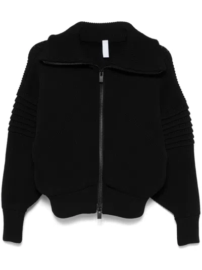 Cfcl Zip-up Cardigan In Black