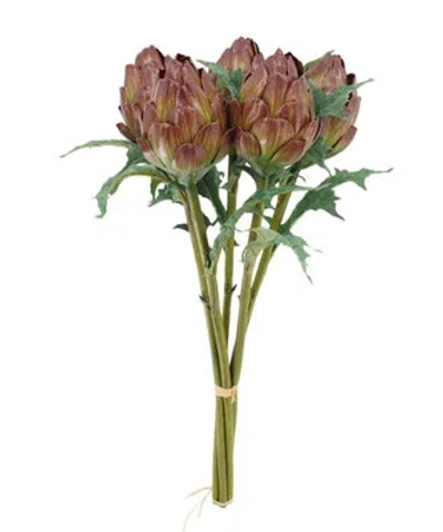 Cg Hunter 25" Artificial Artichoke Stems In Green