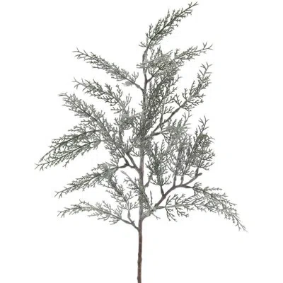 Cg Hunter 27" Flocked Cedar Stem In Green