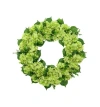Cg Hunter 30" Artificial Light Green Hydrangea Wreath