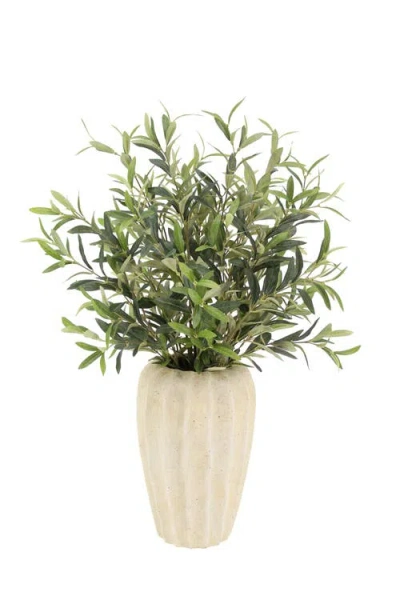 Cg Hunter 30" Faux Olive Arrangement In Sand