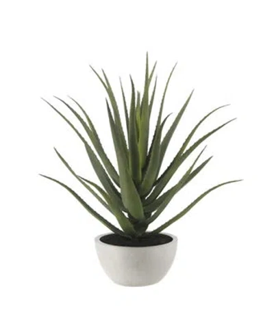 Cg Hunter 31.5" Artificial Agave Plant In Green