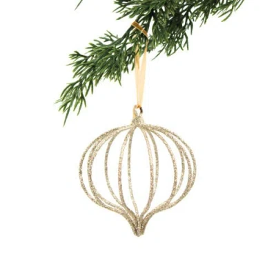 Cg Hunter 4" Champagne Assorted Ornament In Gold