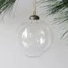 Cg Hunter 4" Clear Glass Ornament In Transparent