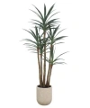 Cg Hunter 6' Artificial Yucca Tree In Brown