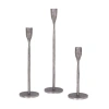 Cg Hunter Charlotte Candleholders In Gray