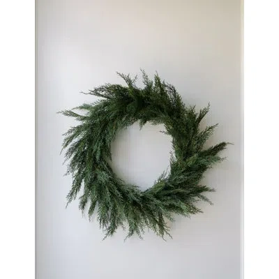 Cg Hunter Garlands Wreaths Cedar 30in In Green