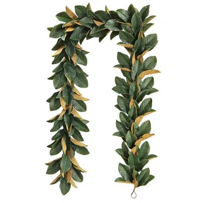Cg Hunter Garlands Wreaths Magnolia Green 9ft