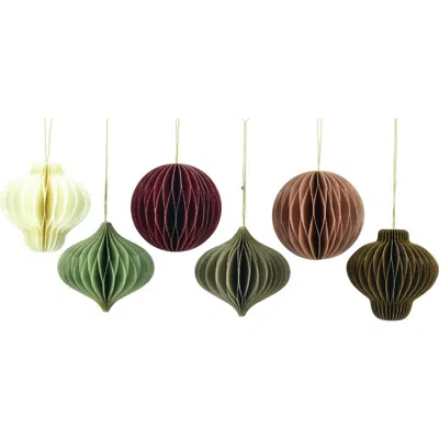 Cg Hunter Mini Paper Honeycomb Assorted Ornament In Multi