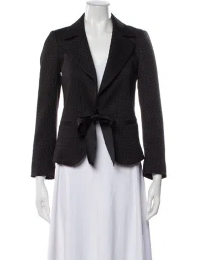 Pre-owned Ch Carolina Herrera Blazer In Black