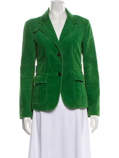 Pre-owned Ch Carolina Herrera Blazer In Green