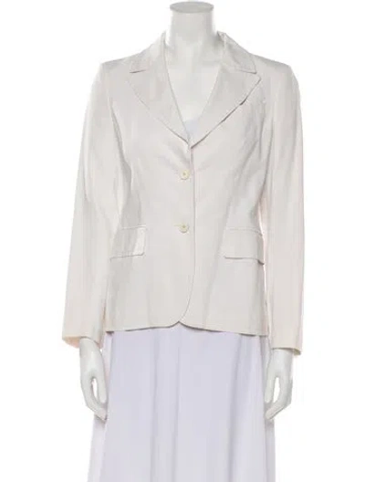 Pre-owned Ch Carolina Herrera Blazer In Neutral