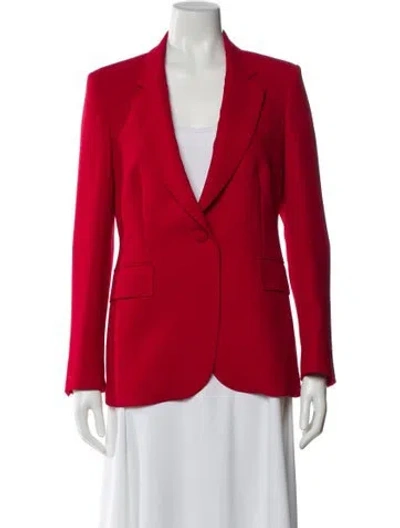 Pre-owned Ch Carolina Herrera Blazer In Red