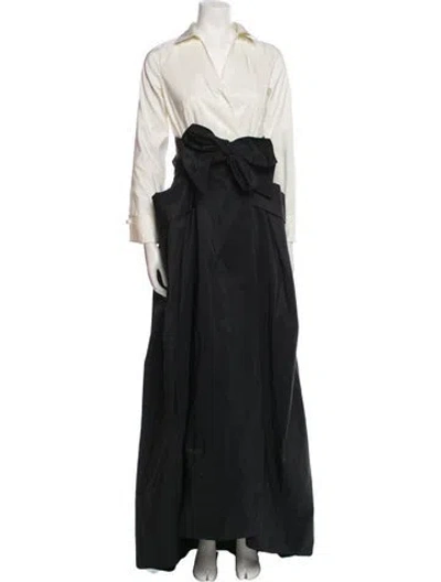 Pre-owned Ch Carolina Herrera Coat In Black