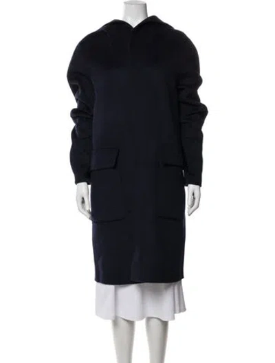 Pre-owned Ch Carolina Herrera Coat In Blue