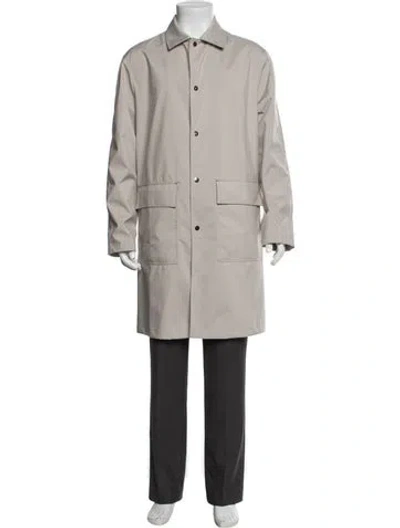 Pre-owned Ch Carolina Herrera Coat In Grey