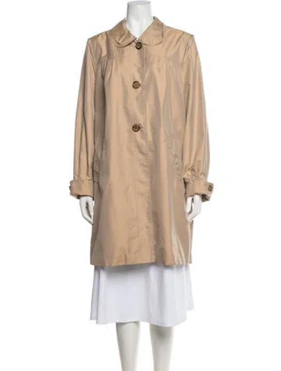 Pre-owned Ch Carolina Herrera Coat In Neutrals
