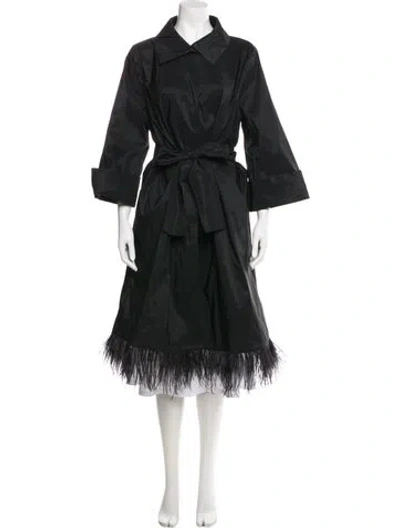 Pre-owned Ch Carolina Herrera Down Coat W/ Tags In Black