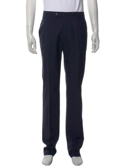 Pre-owned Ch Carolina Herrera Dress Pants In Blue