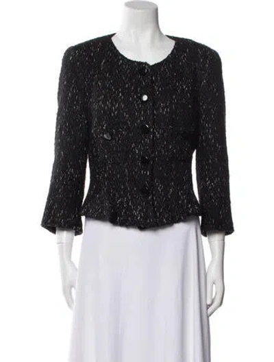 Pre-owned Ch Carolina Herrera Evening Jacket In Black