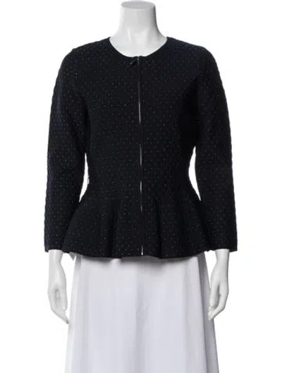 Pre-owned Ch Carolina Herrera Evening Jacket In Blue
