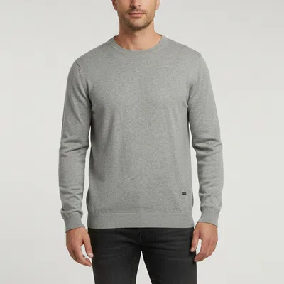 Pre-owned Ch Carolina Herrera Grey Knit Long Sleeve Sweatshirt L
