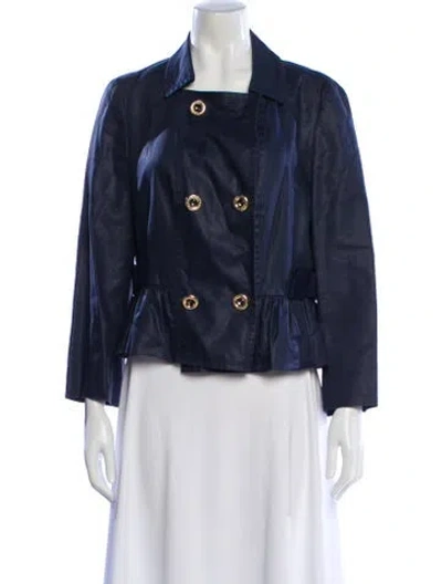 Pre-owned Ch Carolina Herrera Jacket In Blue