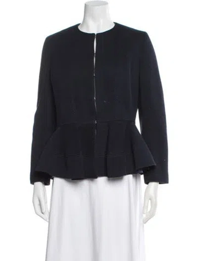 Pre-owned Ch Carolina Herrera Jacket In Blue