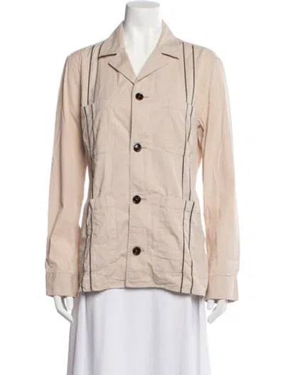 Pre-owned Ch Carolina Herrera Jacket In Neutrals